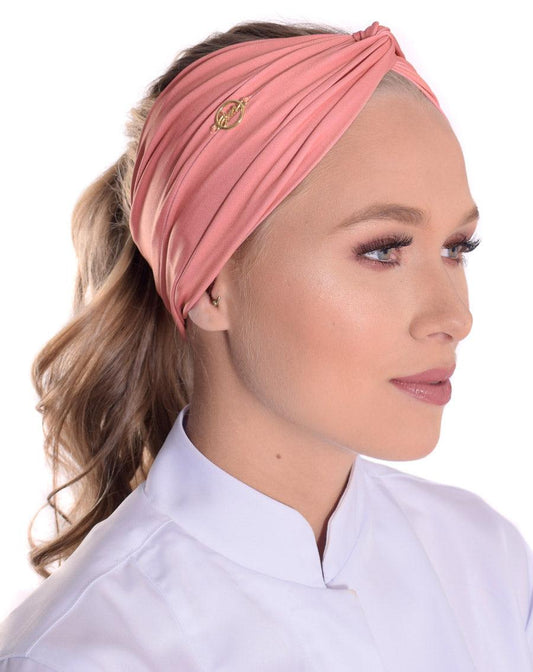 Turbante Rosé - jalecos-mania Feminino, Gabardine Premium, Jalecos Mania, Rosê, Turbantes