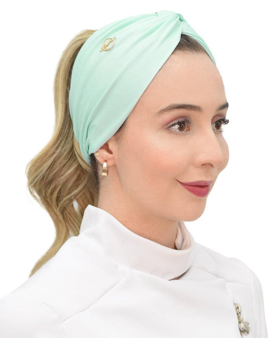 Turbante Verde Água - jalecos-mania Feminino, Gabardine Premium, Jalecos Mania, Turbantes, Verde Água