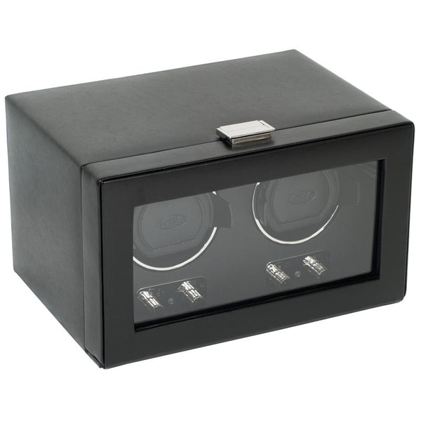 WOLF Heritage Triple Watch Winder with Storage and Travel Case