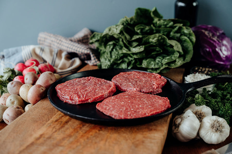 Bison Patties - 3 (1/3lb) patties (1 lb. total) | US Wellness Meats