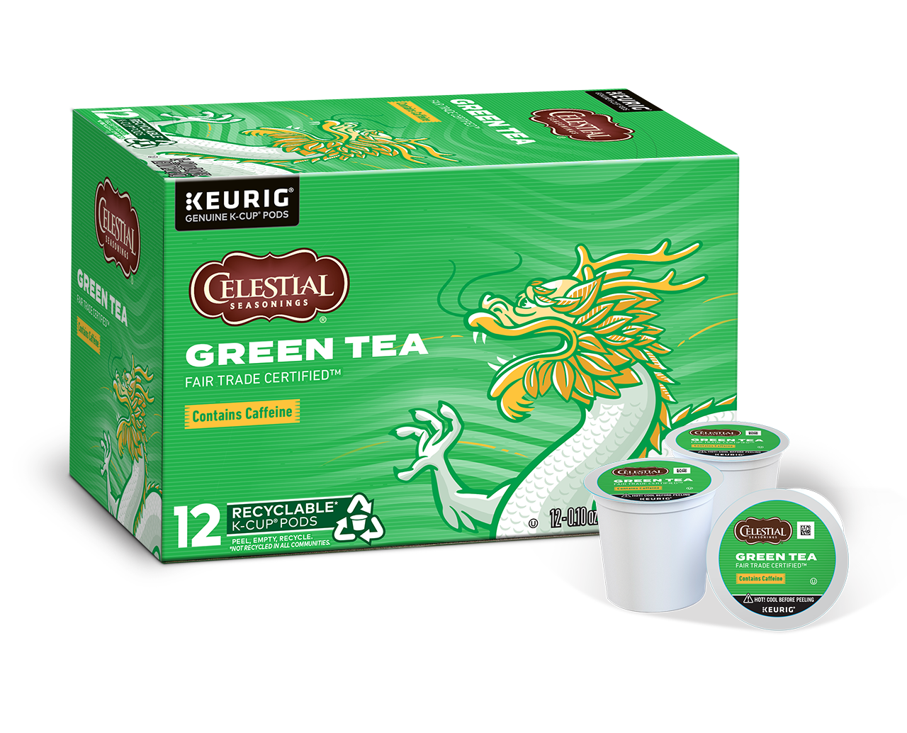 Fair Green Tea K-Cup Pods – Celestial -