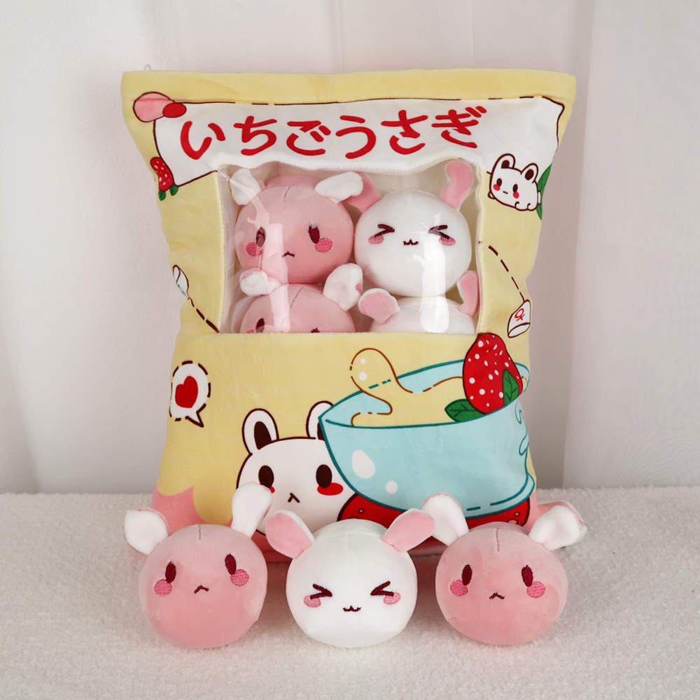 A Bag of Kawaii Hotpot Bunny Rabbit Plush Toy toy triver