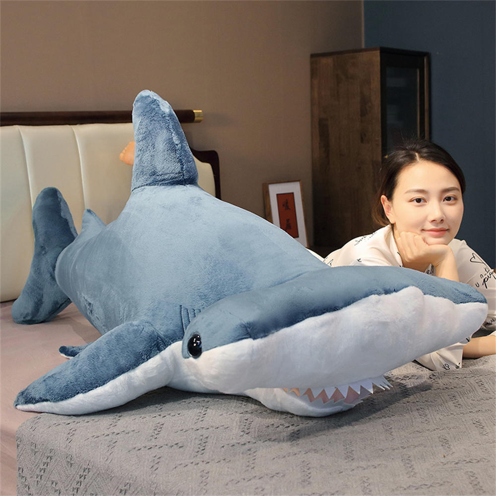 Jouet en peluche requin marteau bleu Triver