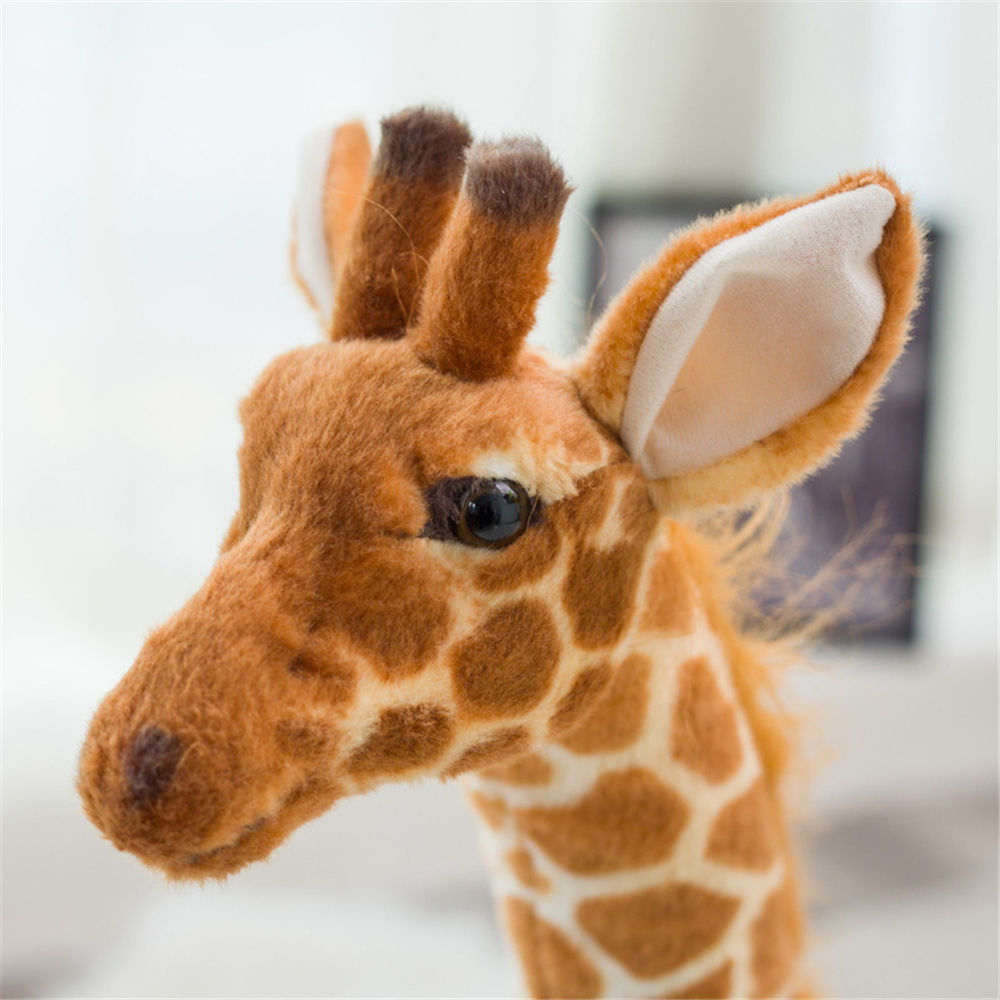 Jouets en peluche girafe Kawaii, animaux en peluche, poupée, cadeaux pour enfants, décoration de chambre mignonne, accessoires photo, jouet triver