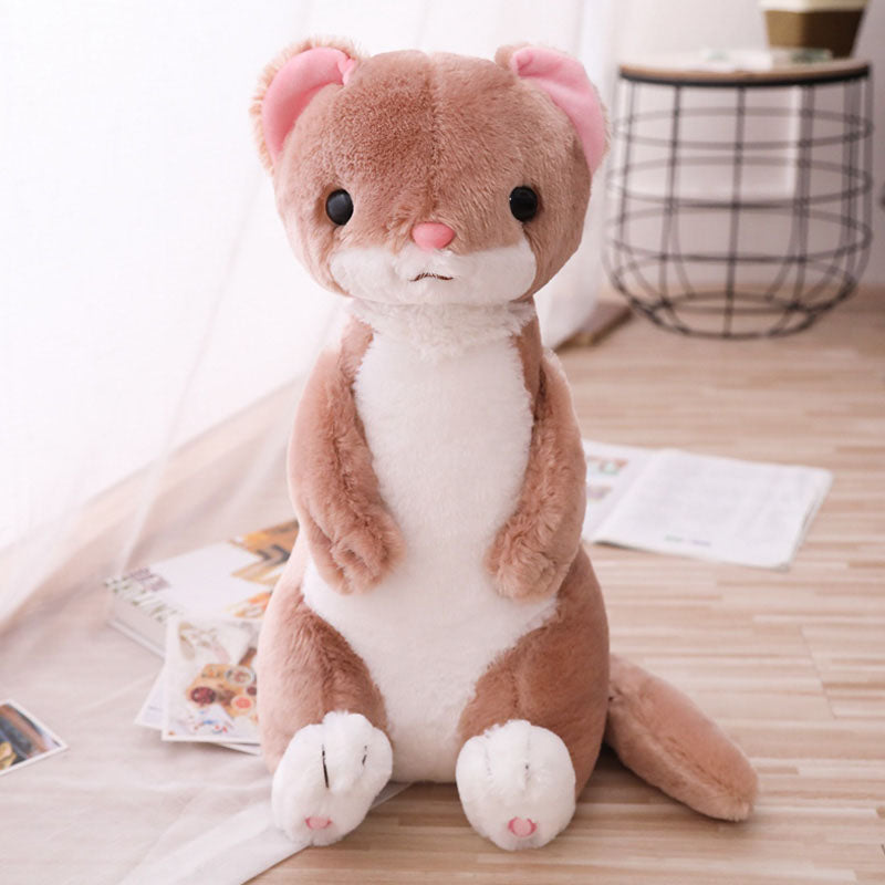 Kawaii Mustela Putorius Furo Ferrets Plush Toy toy triver