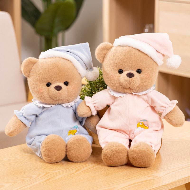 Kawaii ours en peluche en pyjama peluche jouet animal en peluche triver