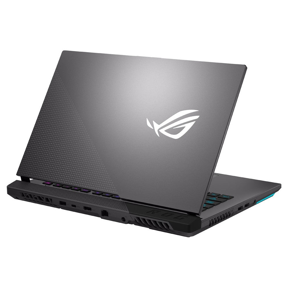 كمبيوتر محمول للألعاب ASUS ROG Strix G15، ذاكرة وصول عشوائي 8 جيجابايت، تخزين 512 جيجابايت، AMD Ryzen 5، Nvidia GeForce RTX 3050 Ti، GDDR6، 15.6'' FHD، Win10 - رمادي G513QE-HN032T - ميلاج