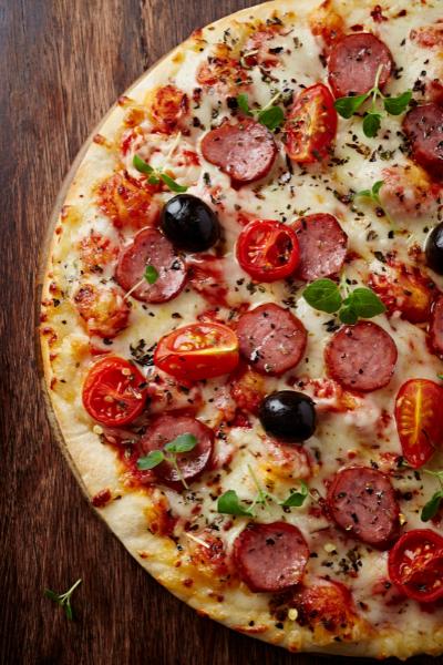 Pelle à Pizza Ronde en Inox avec Manche en Anti-dérapant Idéal Pour Les  Gâteaux, Pizzas, Tartes