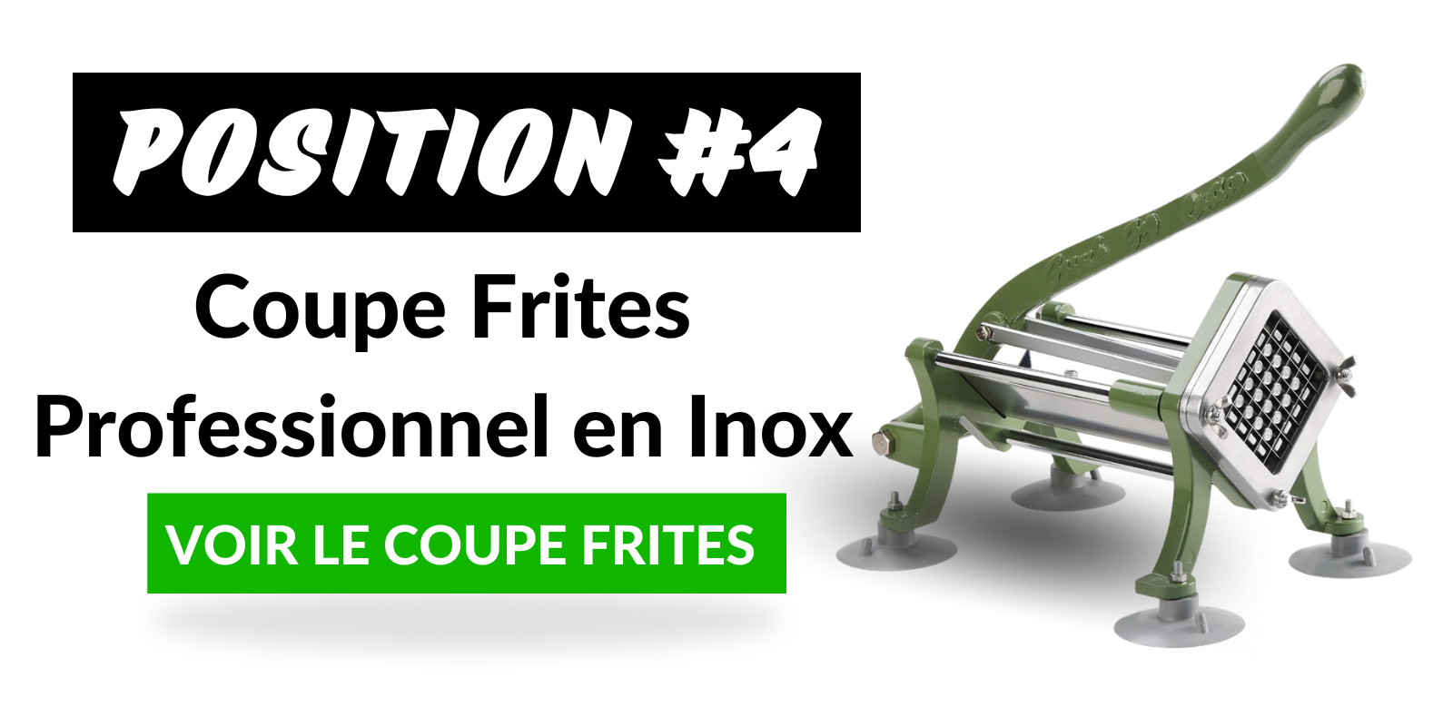 Coupe Frites Professionnel en Inox