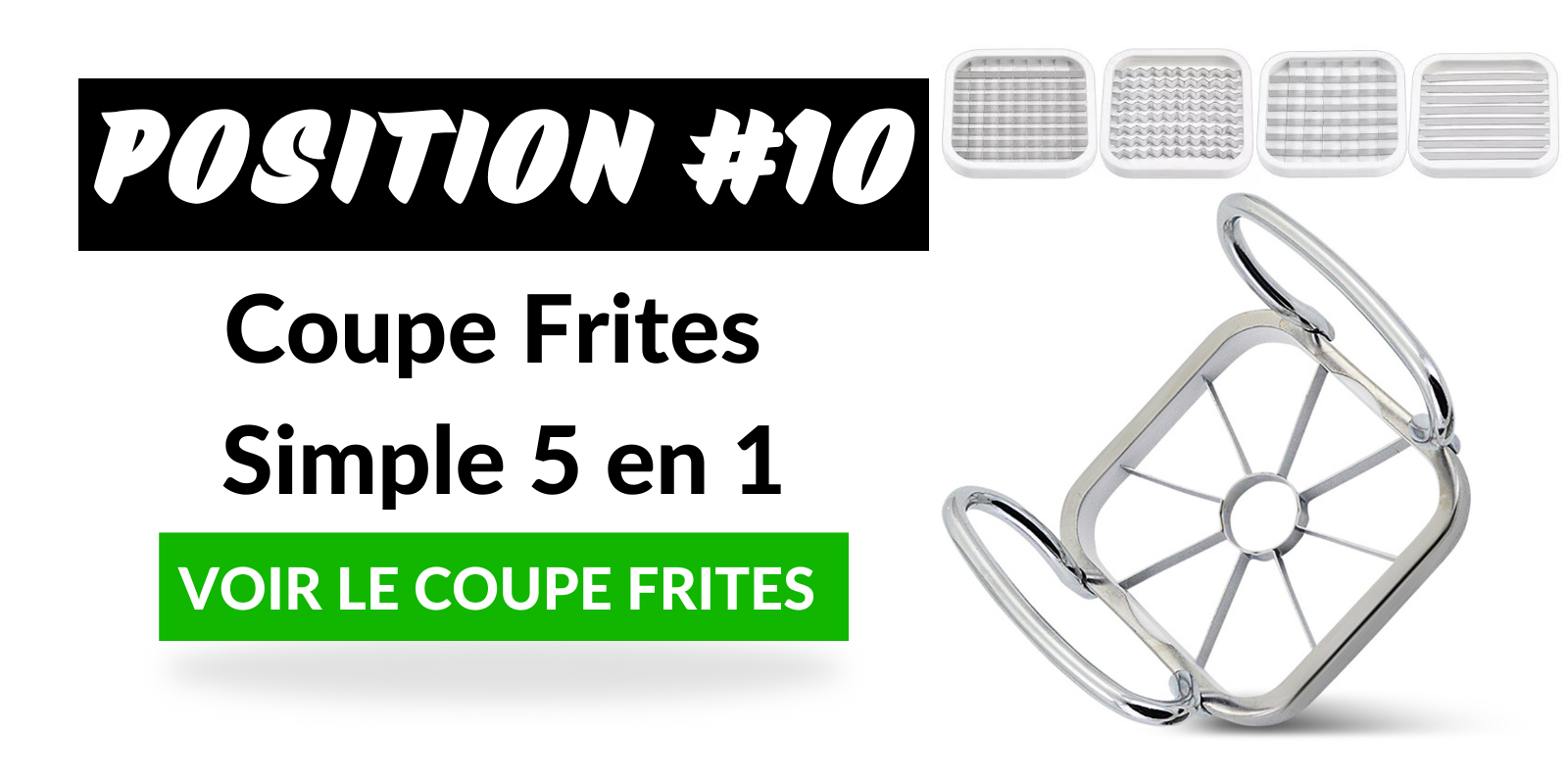 Comment choisir le meilleur coupe frites ?