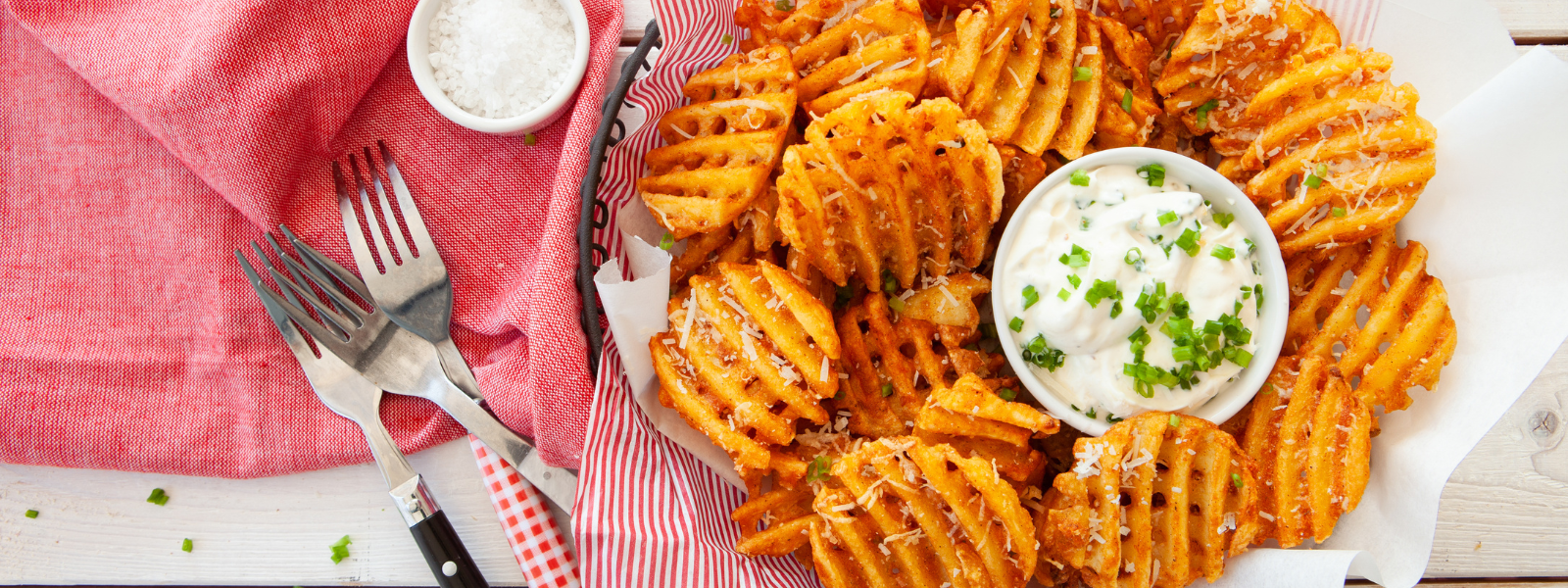 Frites Gaufrées