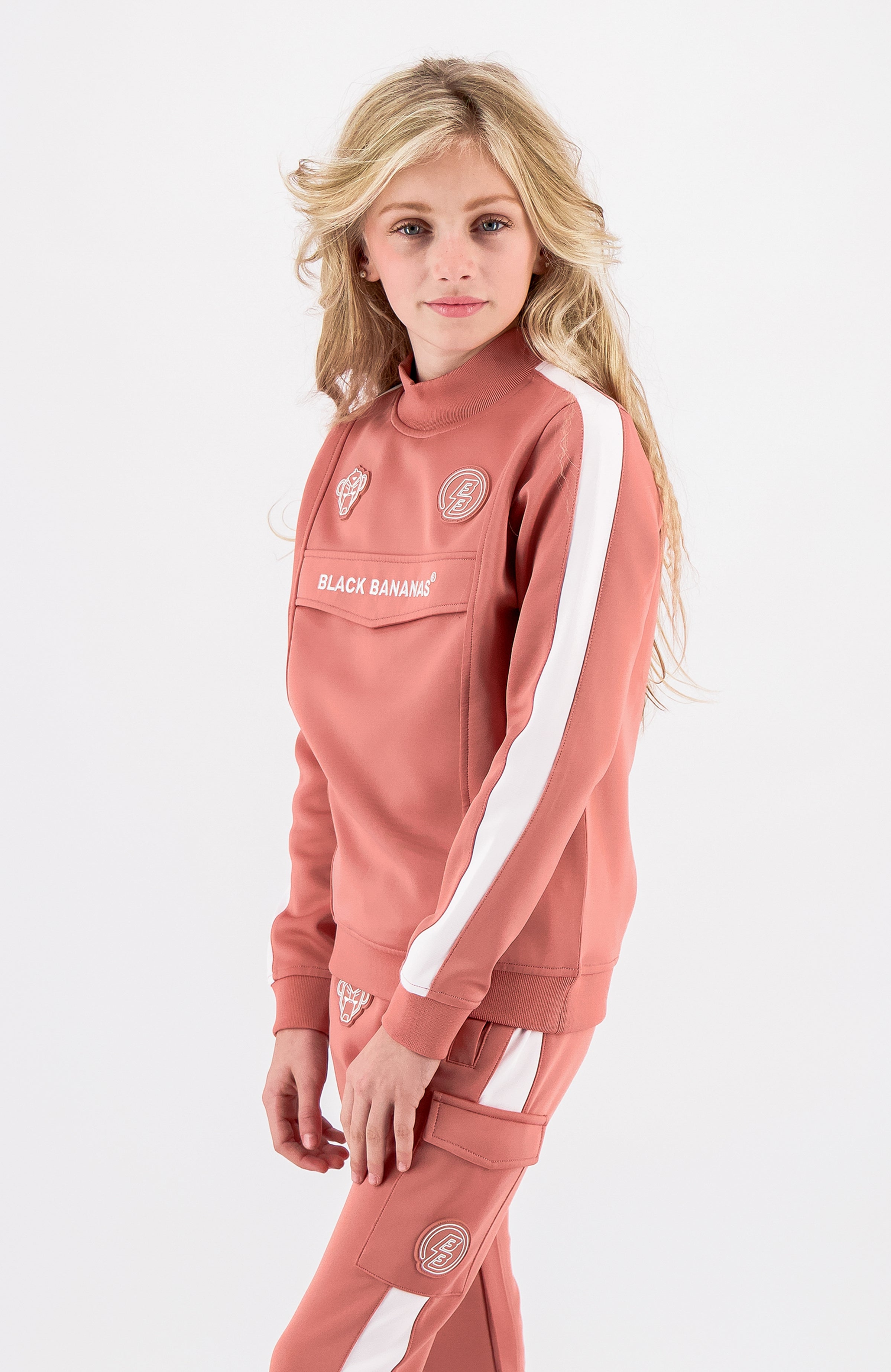 GRL CLUB TRACKTOP | Red – Black Bananas