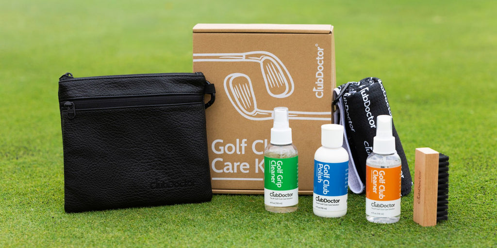club doctor golf club care kit on the grass