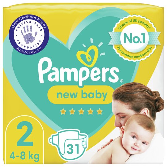 PAMPERS NEW BABY 2 31PK – The Store