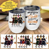 Varlar Personalized Halloween Wine Tumbler Apparently we are trouble when we are together who knew!  BTTP220713