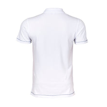 Load image into Gallery viewer, Anemoss Marine Men&#39;s Polo Collar T-shirt, Short Sleeve Golf Tennis T-shirt, 100% Cotton, M Size, White Color
