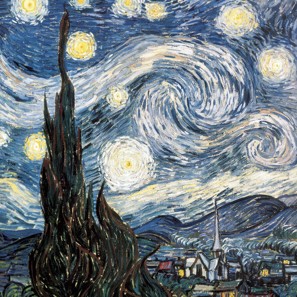 the starry night, vincent van gogh