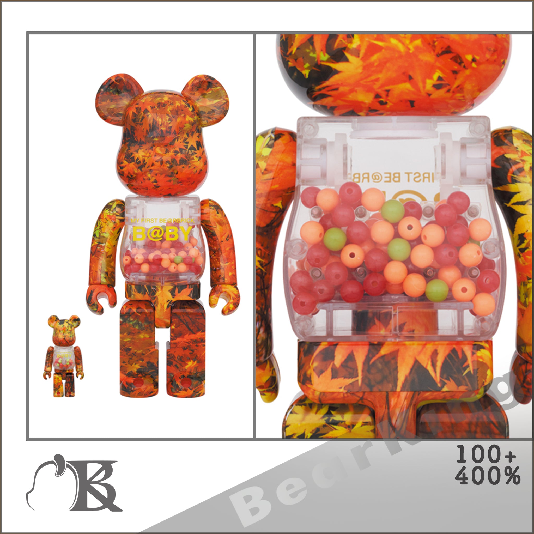 MY FIRST BE@RBRICK B@BY × AUTUMN LEAVES