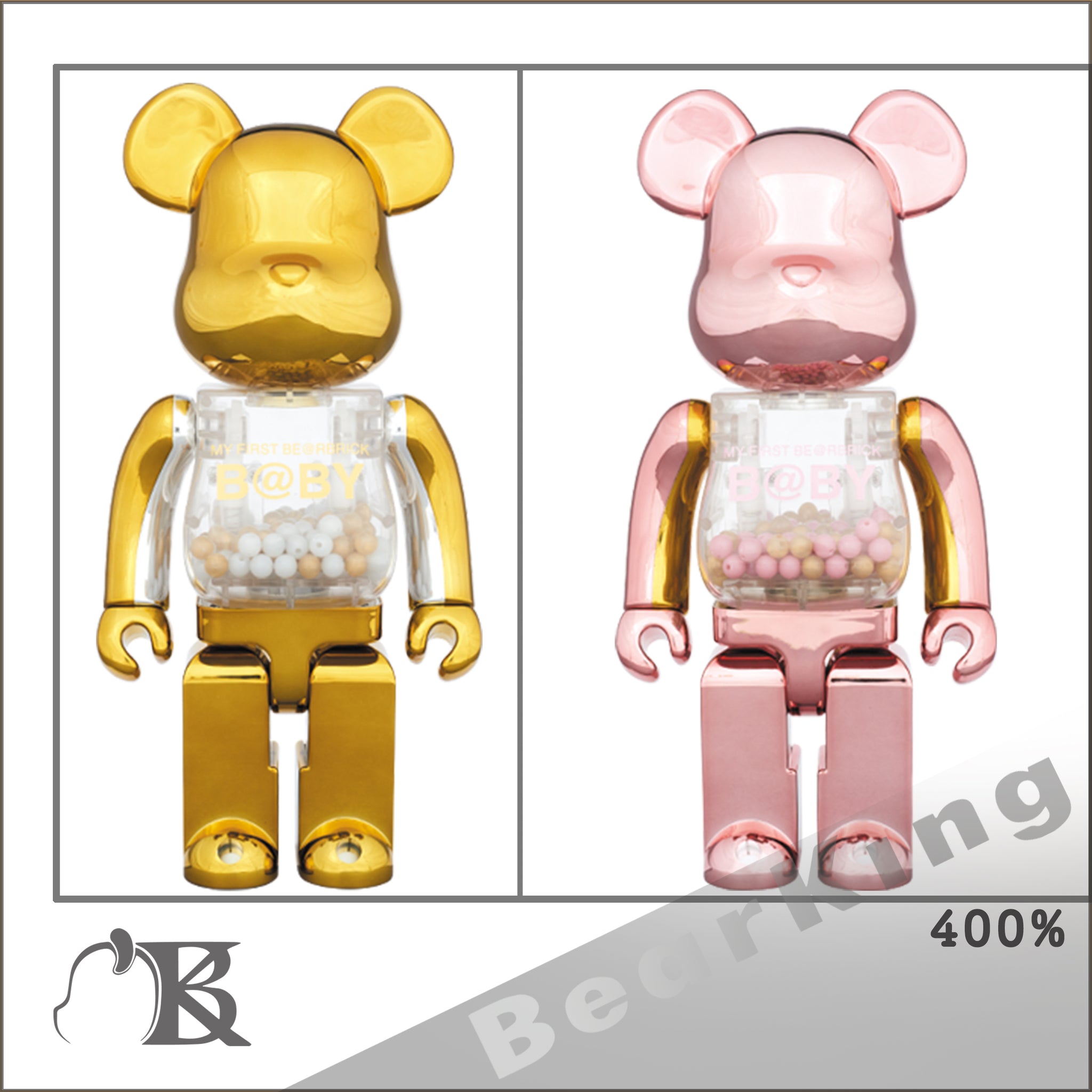 クーポン利用で1000円OFF MY FIRST BE@RBRICK B@BY GOLD & SILVER