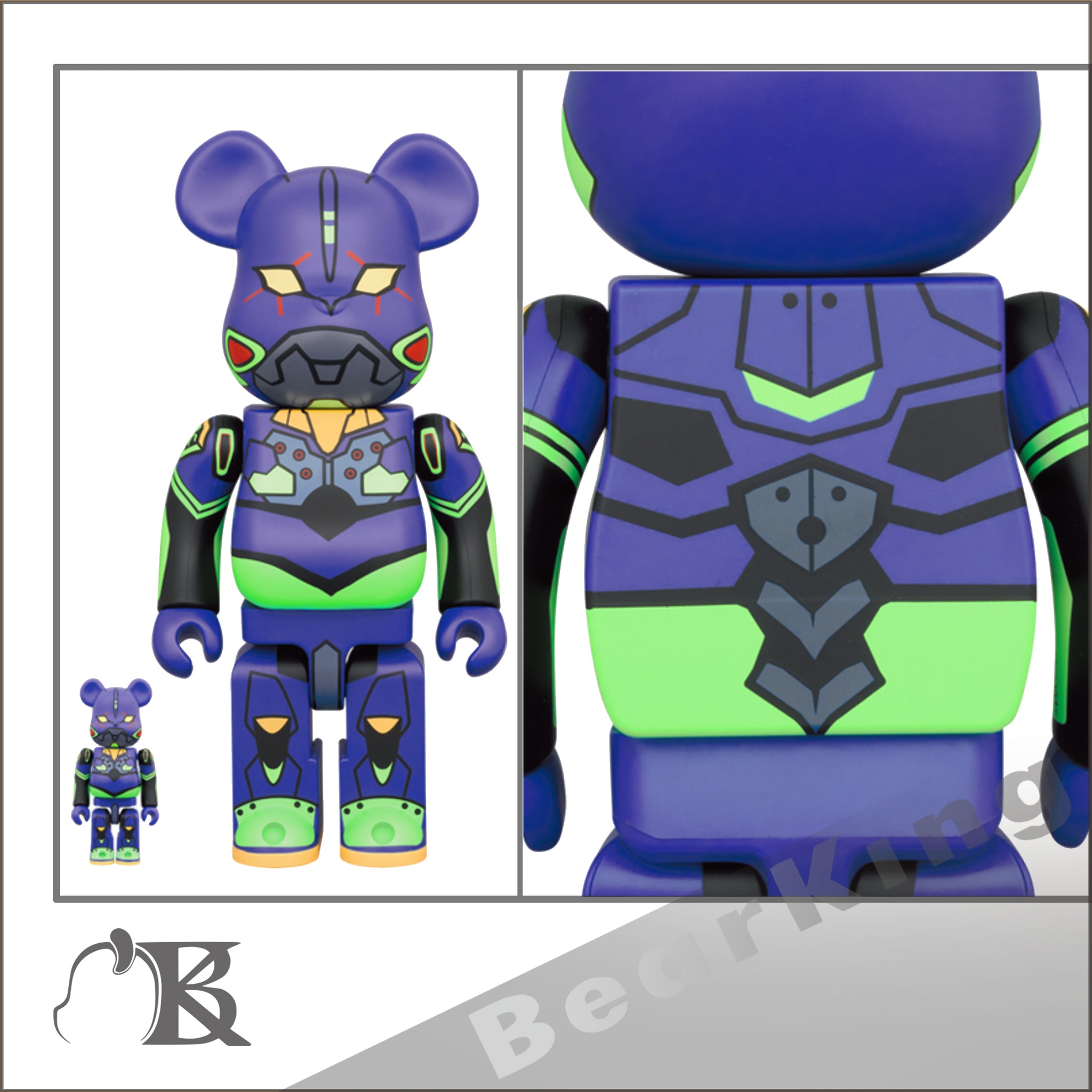 BE@RBRICK エヴァンゲリオン初号機 エヴァ 100％ 400％ - その他