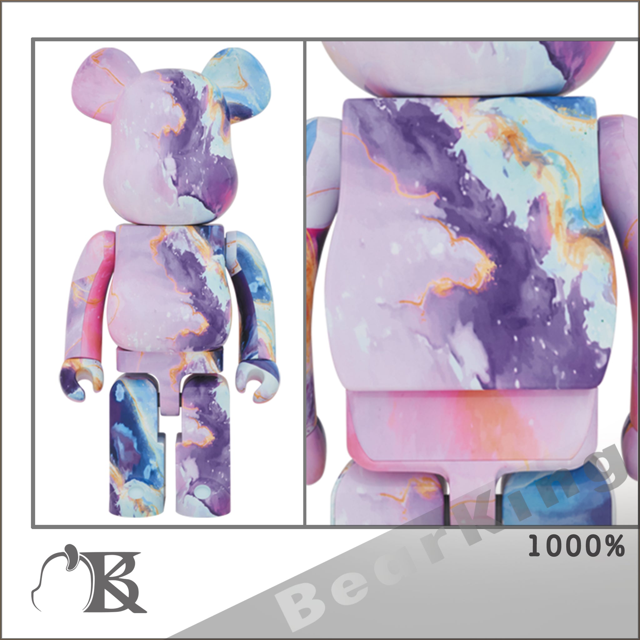 BE@RBRICK Marble 1000％ 雲石