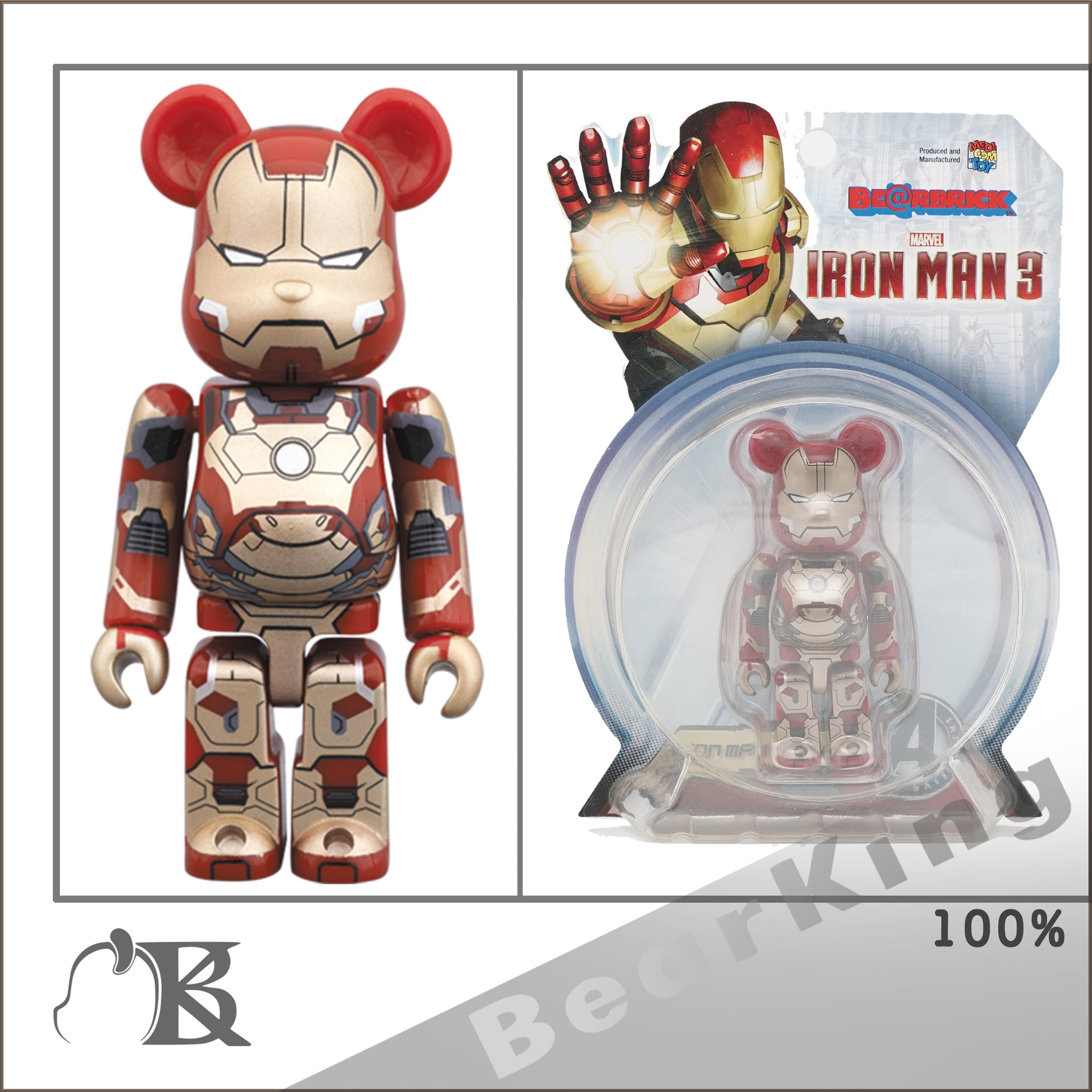 BE@RBRICK IRON MAN MARK XLII（42）