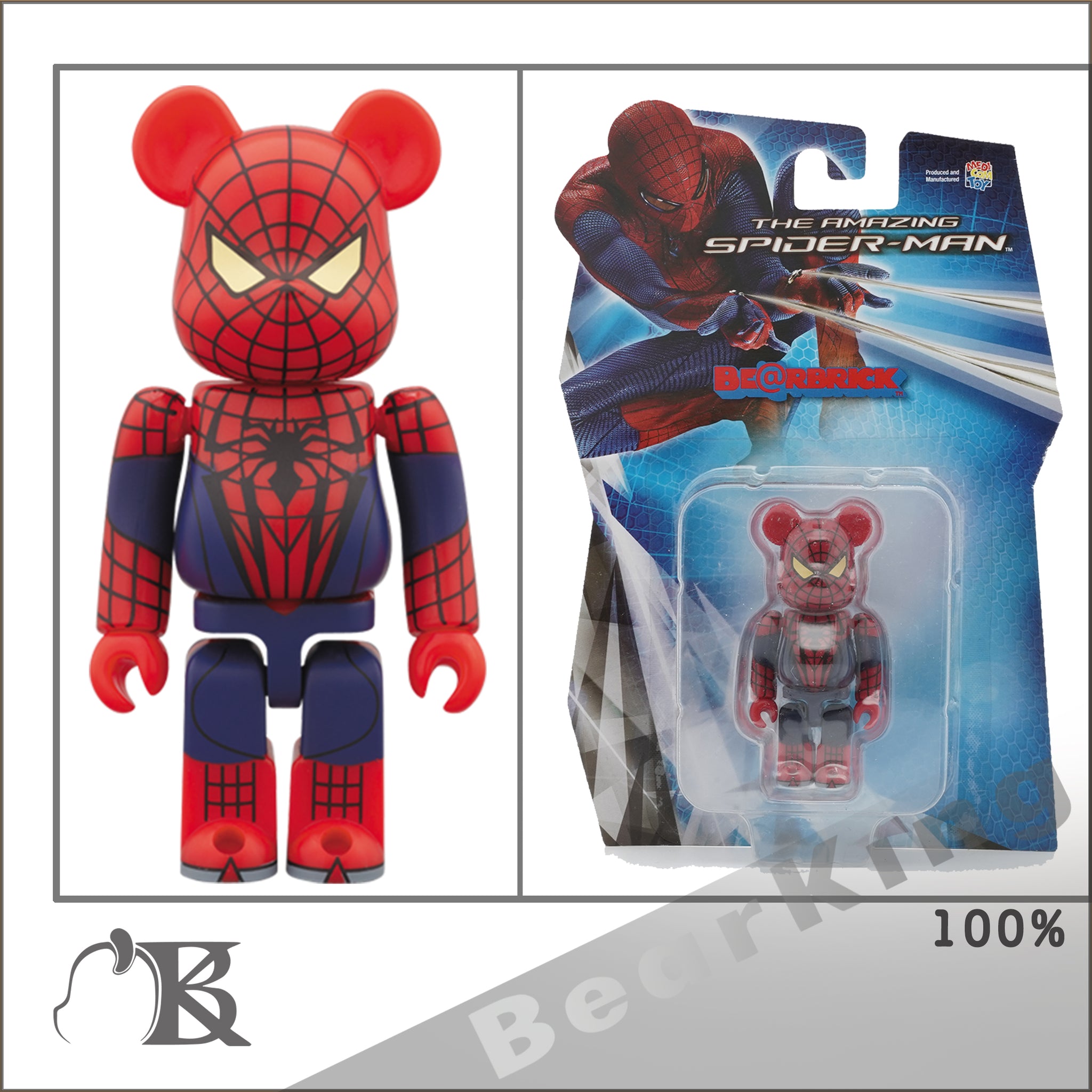 BE@RBRICK SPIDER-MAN 100% 400% スパイダーマン - その他