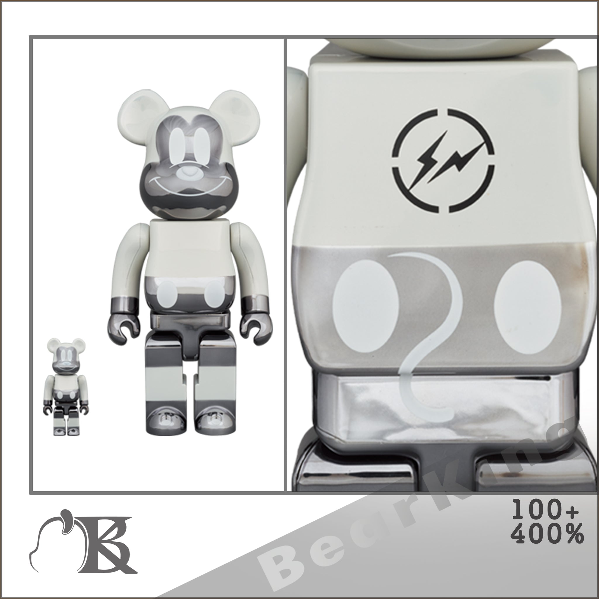 キャラクターグッズBE@RBRICK 100% 400%　fragment フラグメント　即日発送