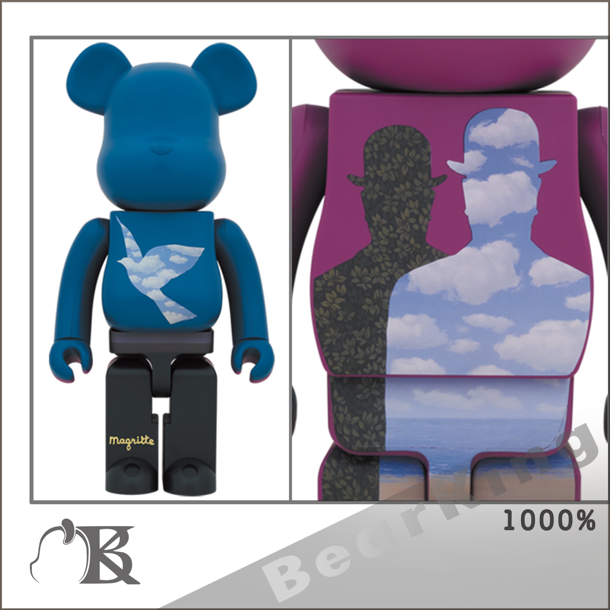 BE@RBRICK René Magritte 1000% まぼろしのパレード-