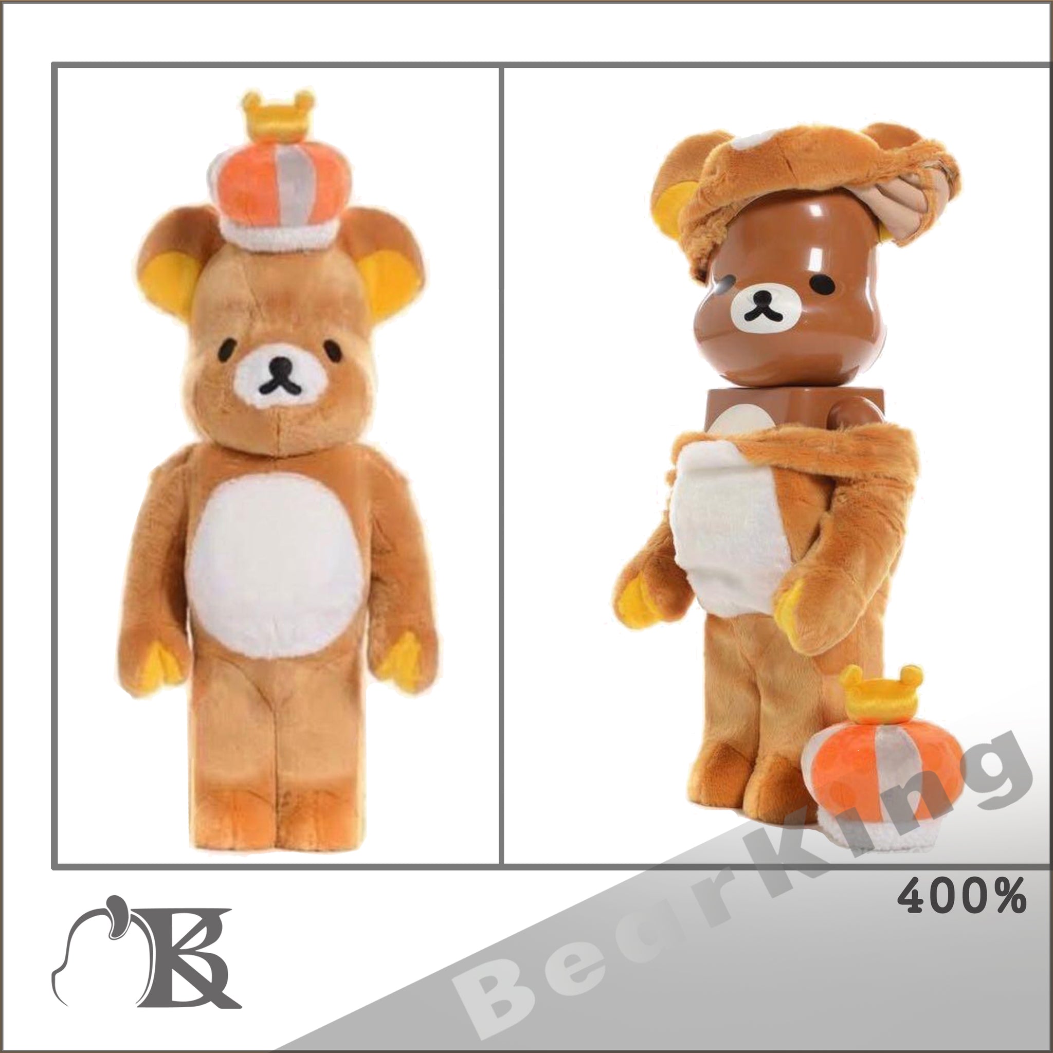 ヒート ベアブリック リラックマ 着ぐるみ 400% be@rbrick メディコム