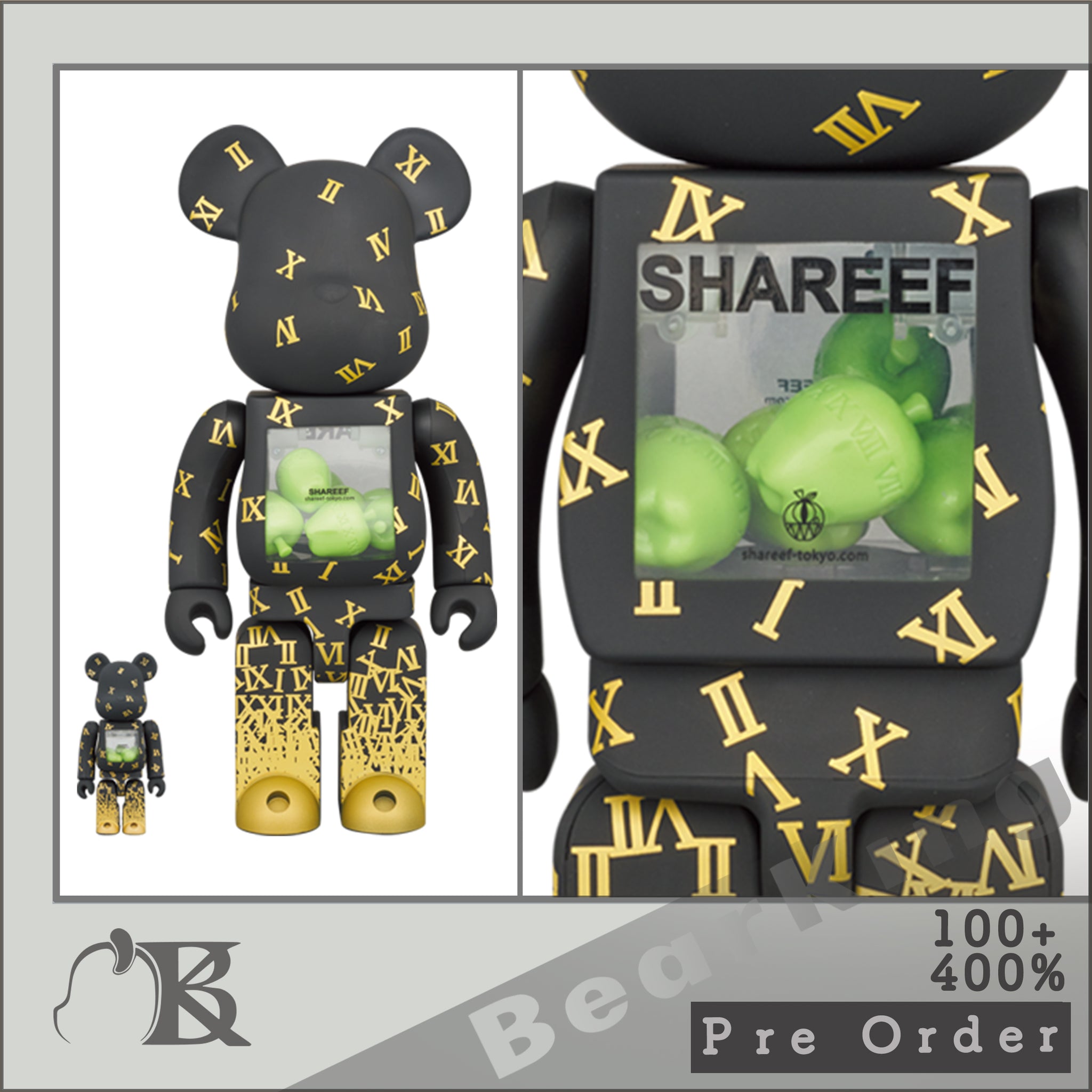 BE@RBRICK SHAREEF 3 100％ & 400％ ベアブリック