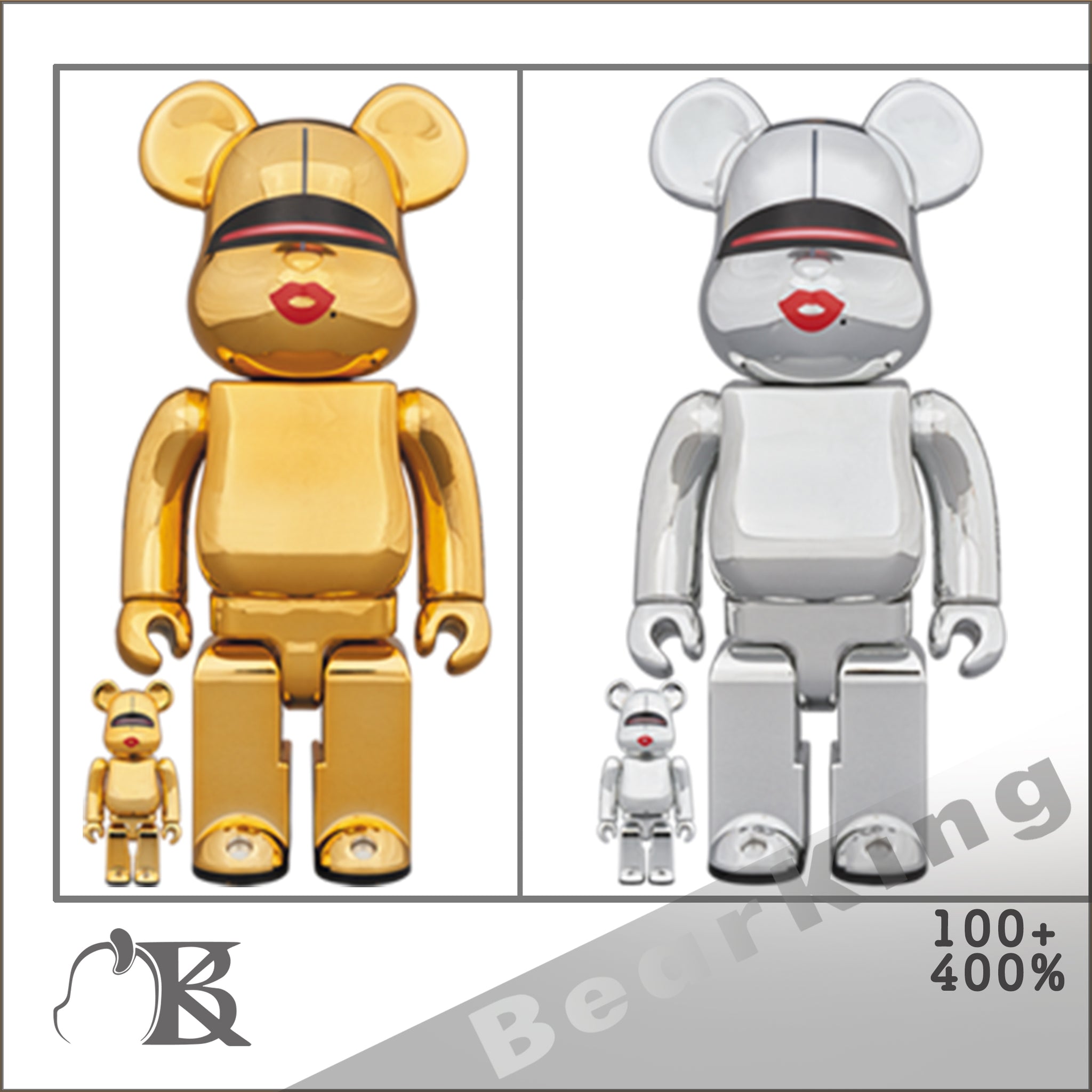 BE@RBRICK SORAYAMA × 2G GOLD SILVER セット - その他