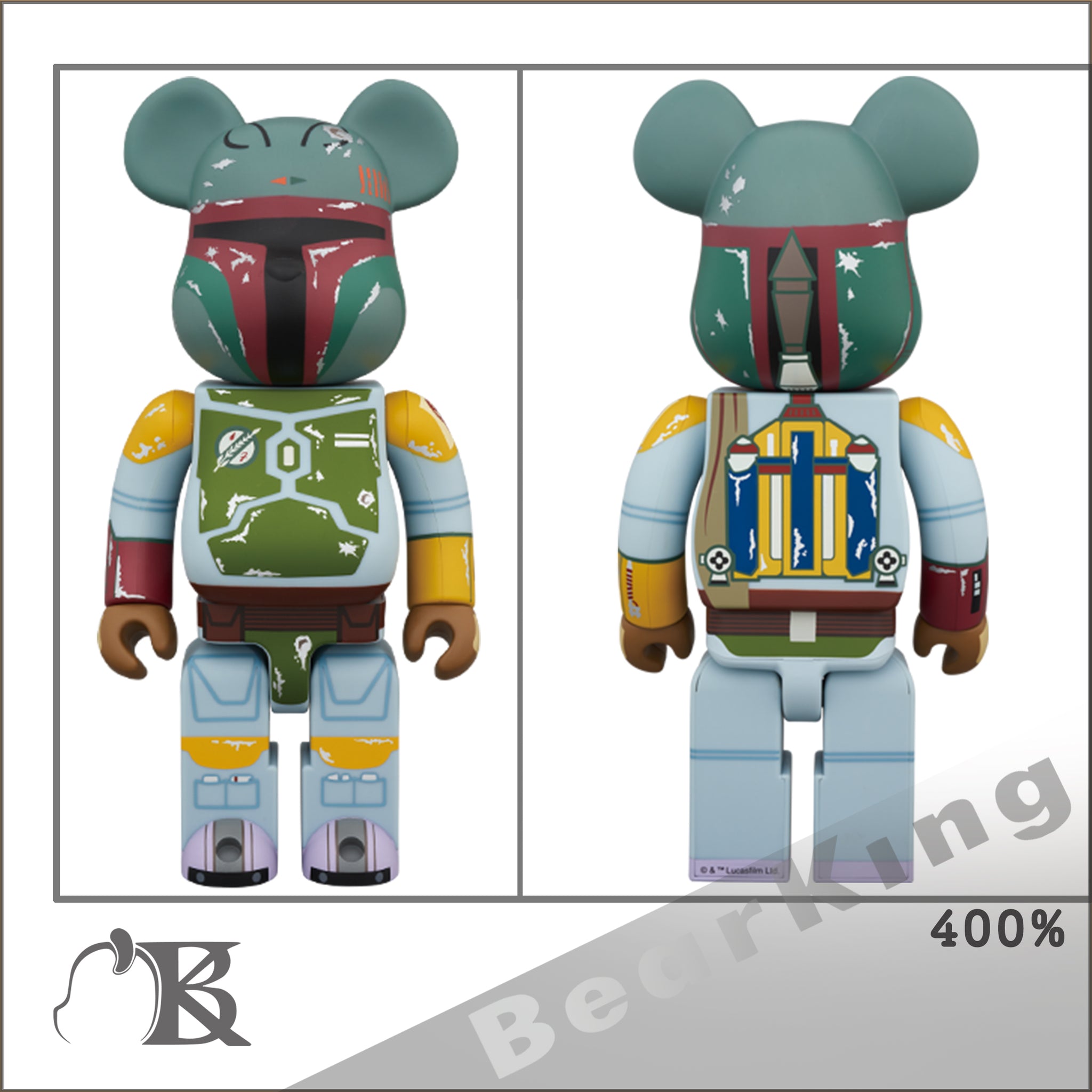 オープニング大セール】 BAPE x STAR WARS BOBA FETT 100% 400% fawe.org