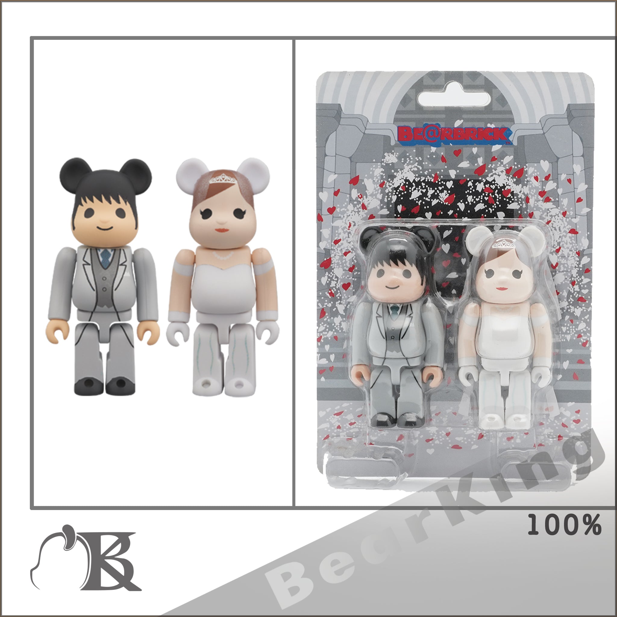 その他BE@RBRICK グリーティング結婚 4 PLUS 100％ 400% セット