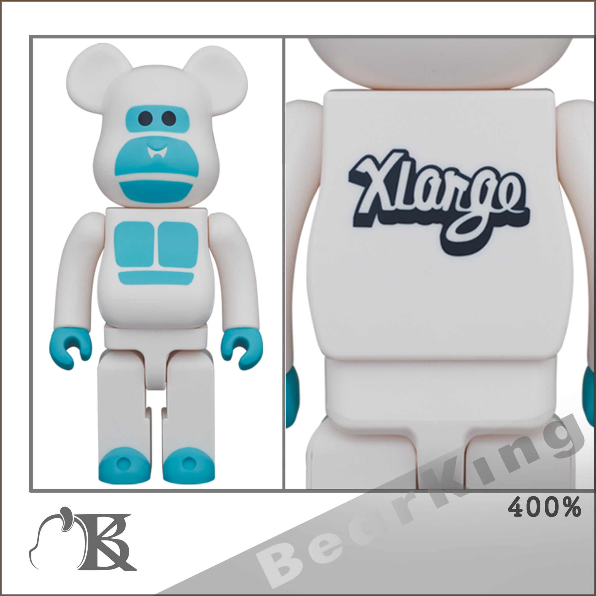 BE@RBRICK XLARGE LITTLE FRIEND WHITE 400