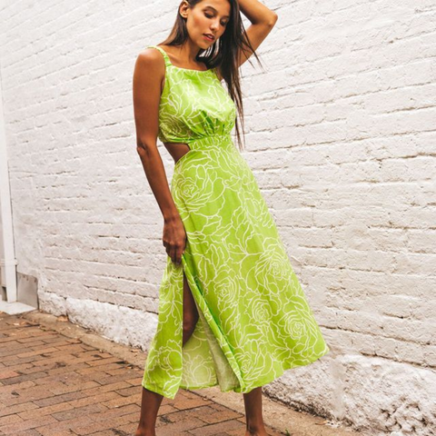 Zesty Lime Dress - Avery 