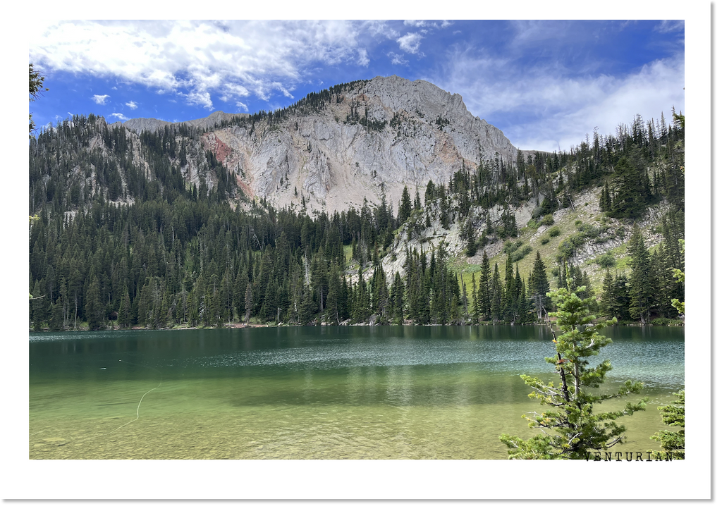 Venturian WatchWorks tours Lily Lake outside Bozeman, Montana in the Bridger Mountain Range