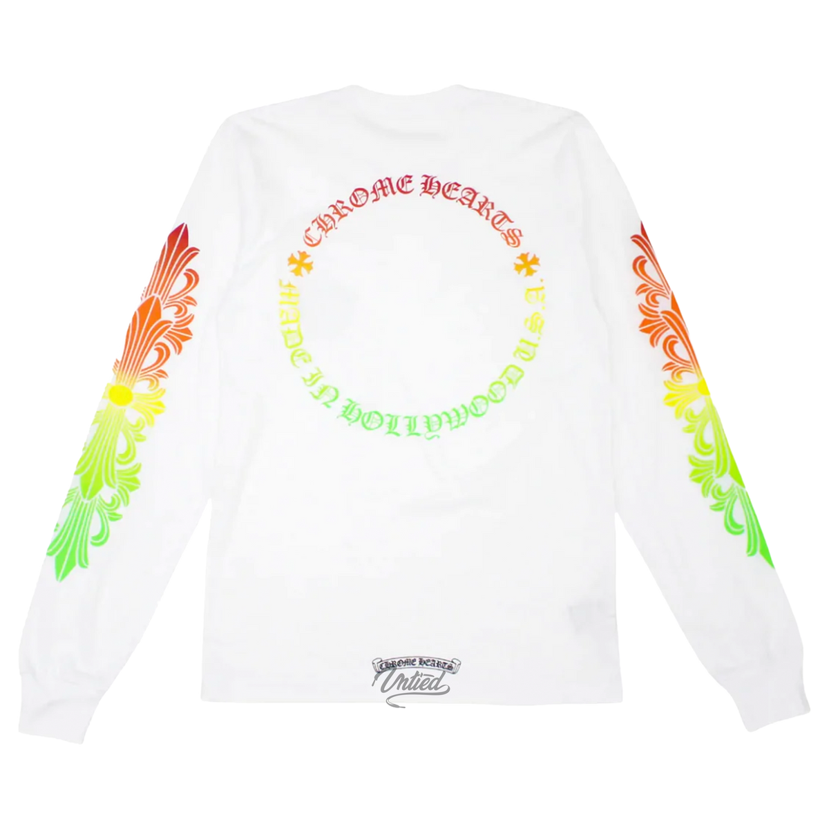 Chrome Hearts White Sunset Gradient T-Bar T-Shirt – Savonches