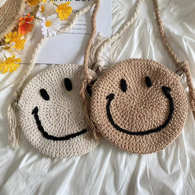 Felted Happy Face Bag Charm – Leanna Lin's Wonderland