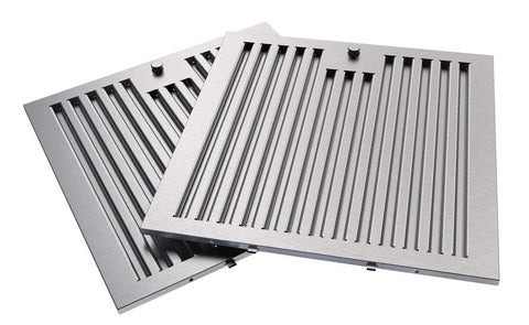 Range hood baffle filter which easy to clean