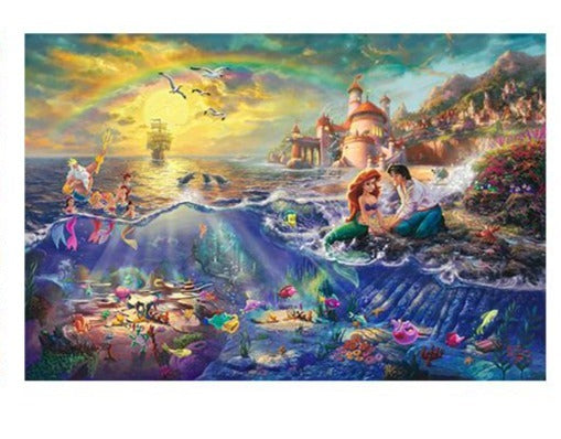 Dader Boek Bestuurbaar The Little Mermaid 'Ariel & Prince Eric' 1000 Pieces Jigsaw Puzzle —  Winston Puzzles