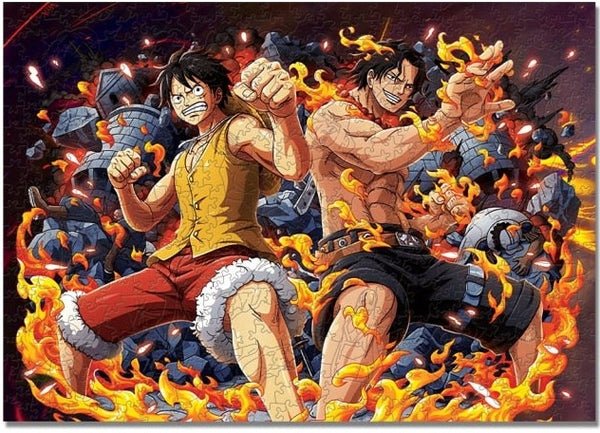 One Piece Stampede Luffy Ace Battlefield 3d Wood Jigsaw Puzzle Winston Puzzles