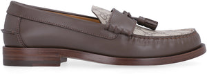 Leather loafers with decorative tassels-1