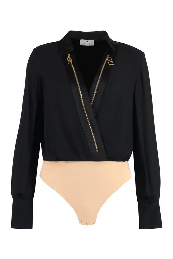 Georgette bodysuit shirt-0