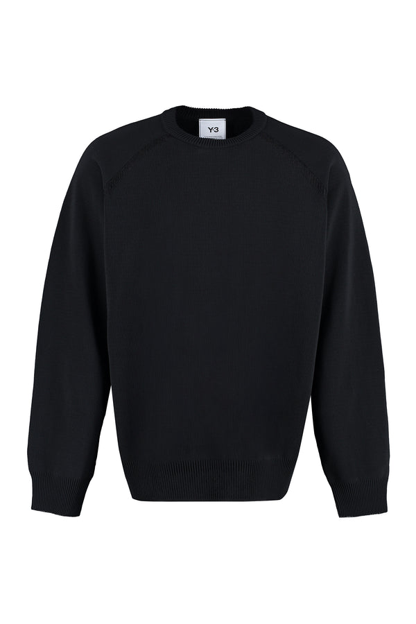 Long sleeve crew-neck sweater-0