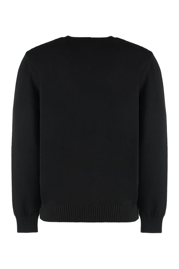 Cotton crew-neck sweater-1