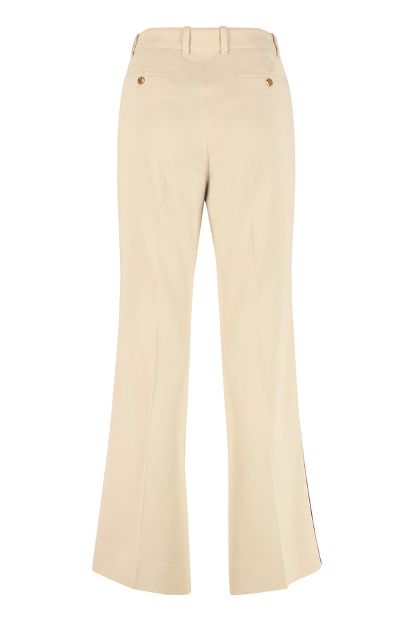 Contrasting side stripes trousers-1