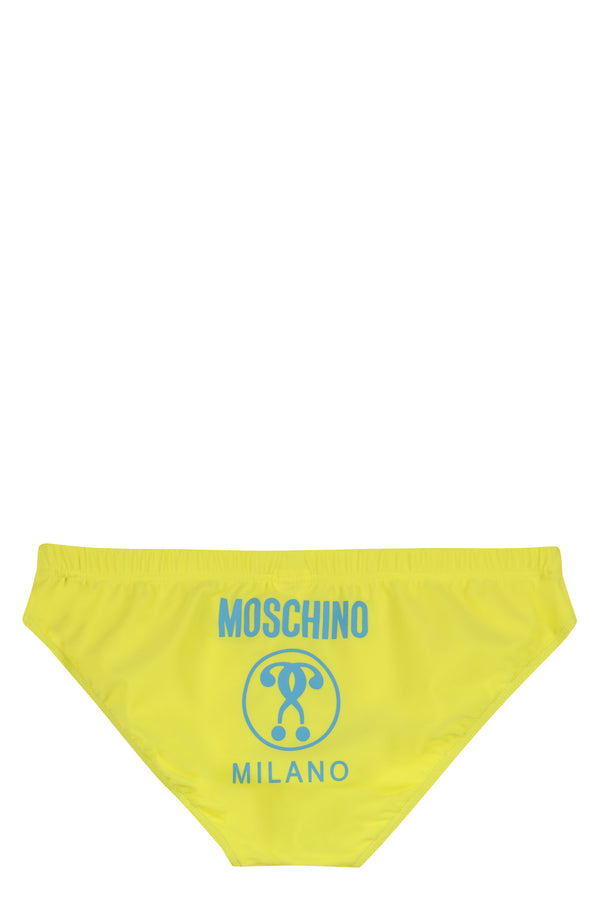 Logo print swim briefs-1