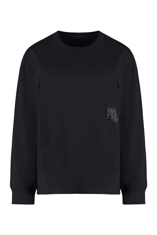 Long sleeve cotton t-shirt-0