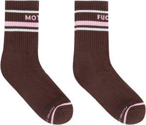 Logo cotton blend socks-1